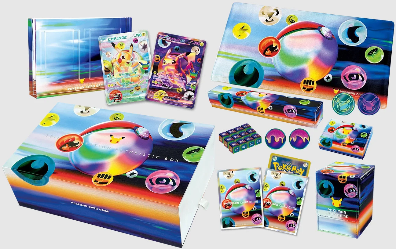Contenu de la Futuristic Box 30th Celebration