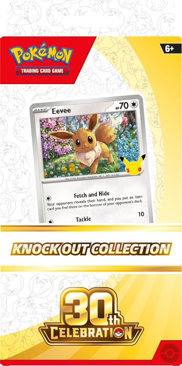 Knock Out Collection Pokémon TCG 30th Celebration avec promo Évoli