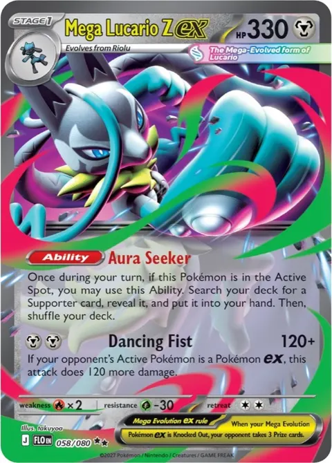 Visuel de Méga-Lucario Z-ex présenté dans l’article