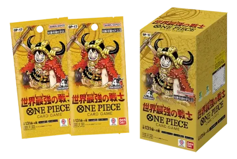 Visuel officiel de l’extension One Piece OP-17 The World’s Strongest Warriors
