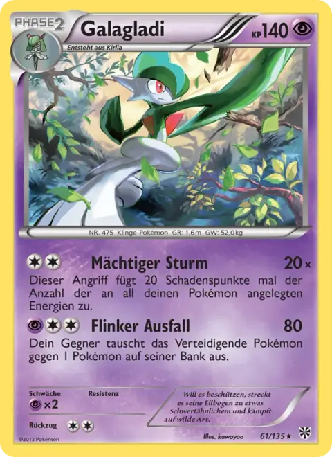 Galagladi 61/135 · Plasma-Sturm