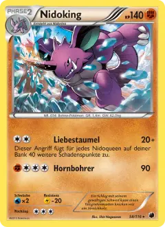 Nidoking 58/116 · Plasma-Frost