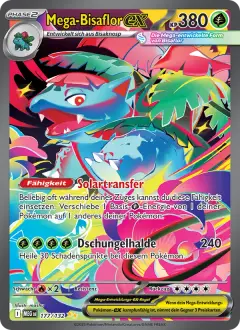 Mega-Bisaflor-ex 177/132 · Mega-Entwicklung