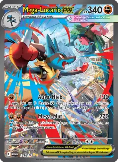 Mega-Lucario-ex 179/132 · Mega-Entwicklung