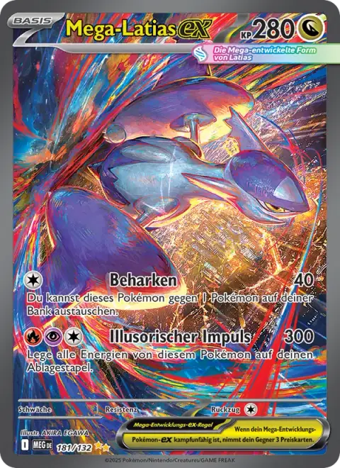 Mega-Latias-ex 181/132 · Mega-Entwicklung