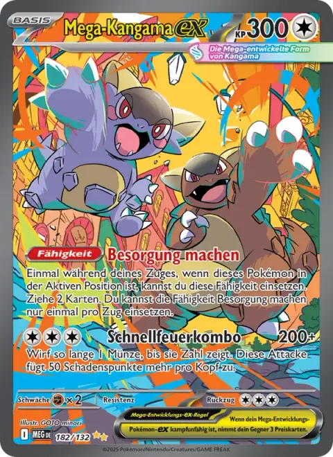 Mega-Kangama-ex 182/132 · Mega-Entwicklung