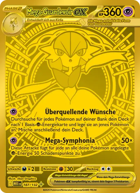 Mega-Guardevoir-ex 187/132 · Mega-Entwicklung