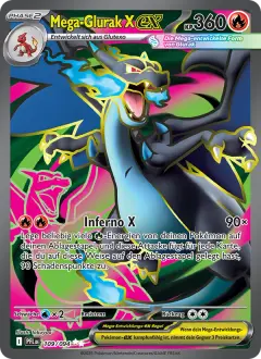 Mega-Glurak X-ex 109/094 · Fatale Flammen