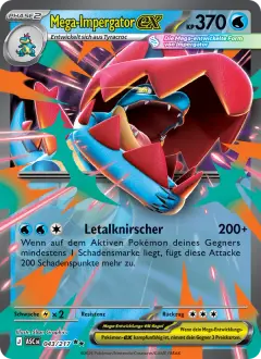Mega-Impergator-ex 043/217 · Erhabene Helden