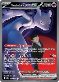 Team Rockets Mewtu-ex 281/217 · Erhabene Helden