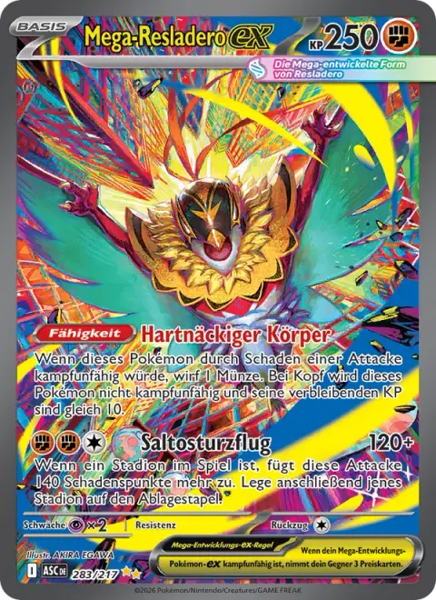 Mega-Resladero-ex 283/217 · Erhabene Helden