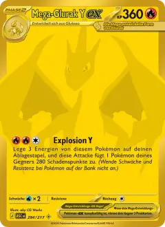 Mega-Glurak Y-ex 294/217 · Erhabene Helden