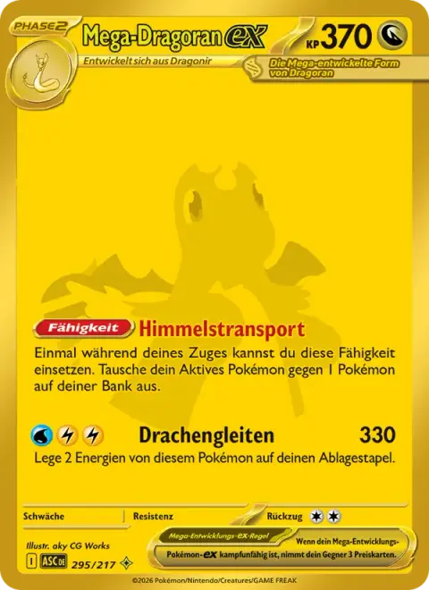 Mega-Dragoran-ex 295/217 · Erhabene Helden