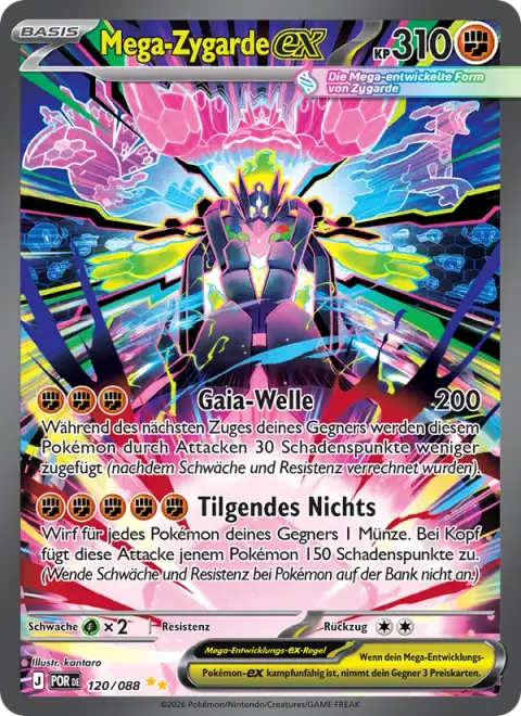 Mega-Zygarde-ex 120/088 · Optimale Ordnung