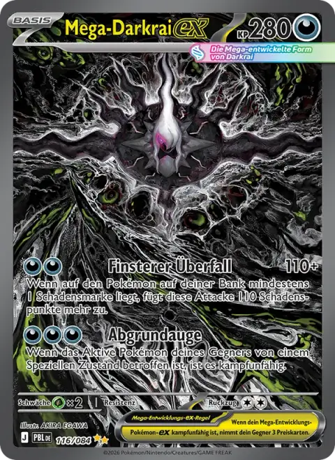 Mega-Darkrai-ex 116/120 · Dunkelnacht