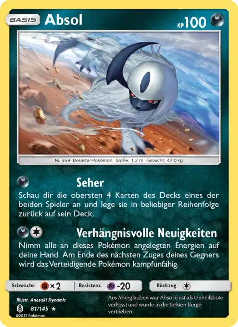 Absol 81/145 · Stunde der Wächter