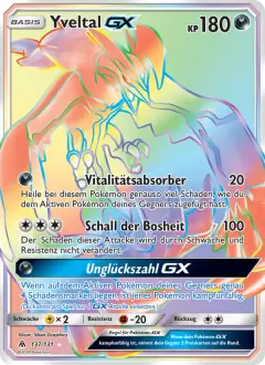 Yveltal-GX 137/131 · Grauen Der Lichtfinsternis