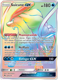Suicune-GX 220/214 · Echo des Donners