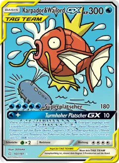 Magikarp & Wailord-GX 161/181 · Teams Sind Trumpf