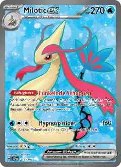 Milotic-ex 217/191 · Stürmische Funken