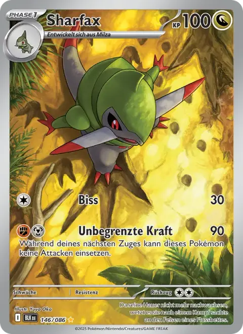 Sharfax 146/086 · Schwarze Blitze