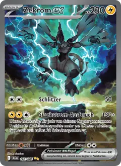 Zekrom-ex 166/086 · Schwarze Blitze