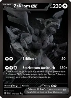 Zekrom-ex 172/086 · Schwarze Blitze