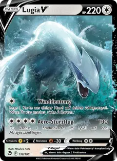 Lugia V 138/195 · Silberne Sturmwinde