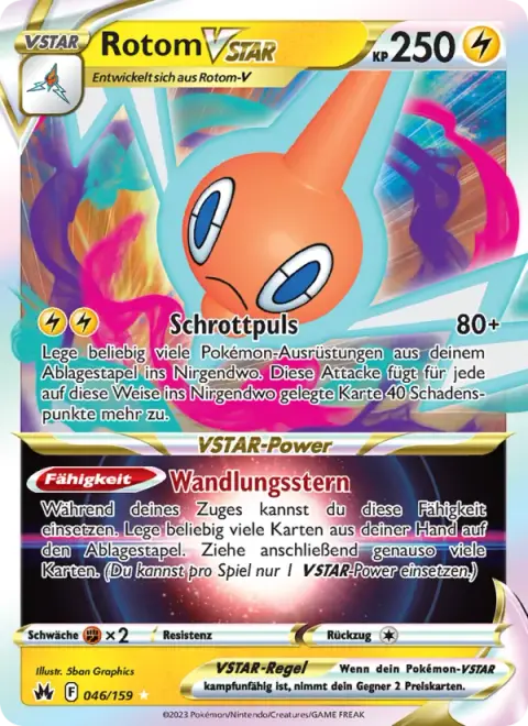 Rotom VSTAR 46/159 · Zenit der Könige