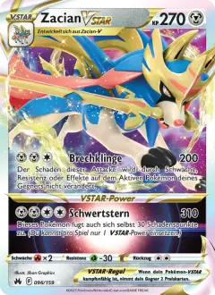 Zacian VSTAR 96/159 · Zenit der Könige