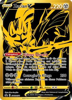 Zacian V SWSH076 · SCSC Promokarten