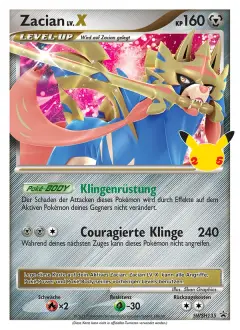 Zacian LV.X SWSH135 · SCSC Promokarten