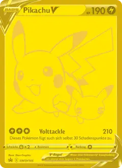 Pikachu V SWSH145 · SCSC Promokarten