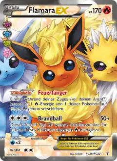 Flareon-EX RC28 · Generationen