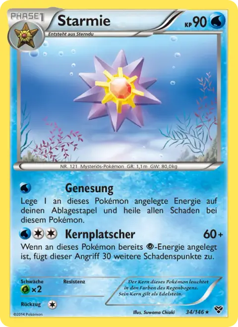 Starmie 34/146 · XY