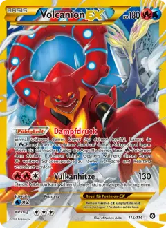 Volcanion-EX 115/114 · Dampfkessel