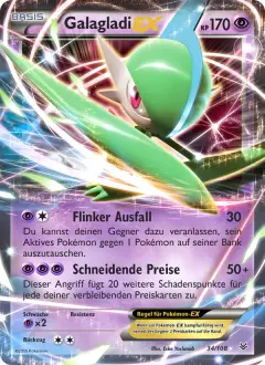 Gallade-EX 34/108 · Drachenleuchten