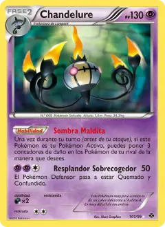 Chandelure 101/099 · Próximos Destinos