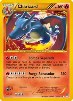 Charizard 136/135 · Tormenta Plasma