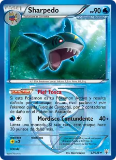 Sharpedo 33/135 · Tormenta Plasma