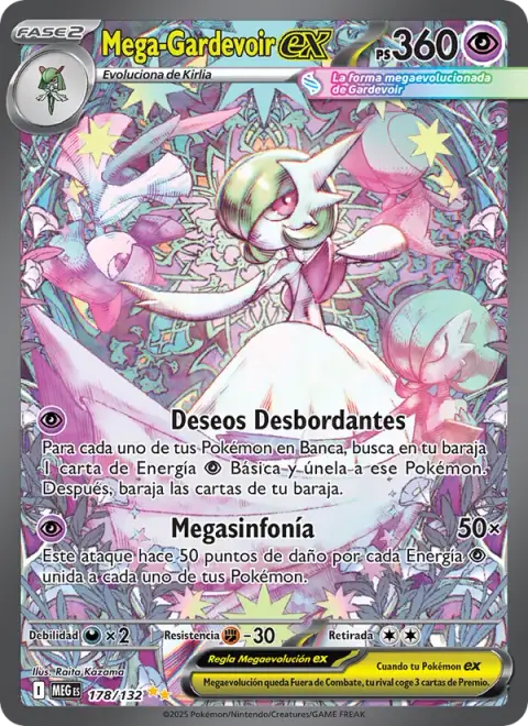 Mega-Gardevoir ex 178/132 · Megaevolución