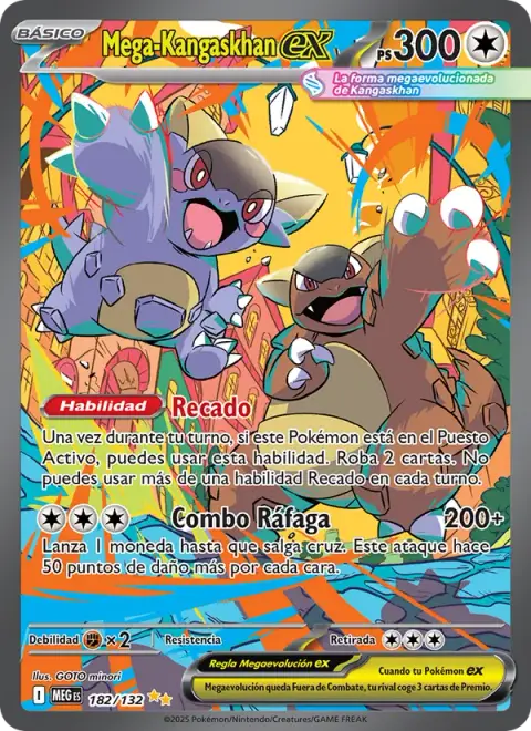Mega-Kangaskhan ex 182/132 · Megaevolución