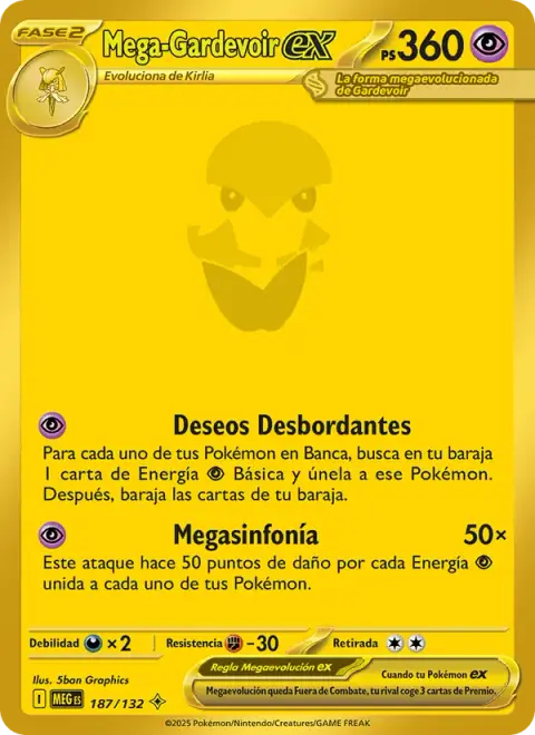 Mega-Gardevoir ex 187/132 · Megaevolución