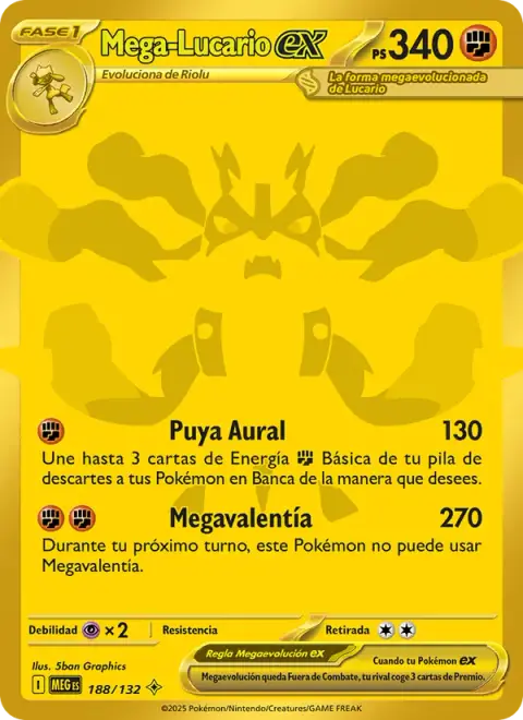 Mega-Lucario ex 188/132 · Megaevolución