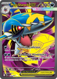 Mega-Sharpedo ex 113/094 · Fuegos Fantasmales