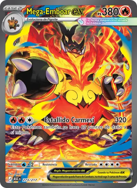 Mega-Emboar ex 273/217 · Héroes Ascendentes