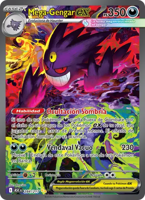 Mega-Gengar ex 284/217 · Héroes Ascendentes