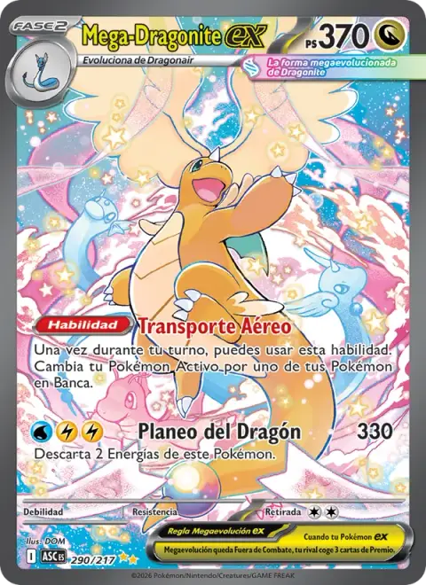 Mega-Dragonite ex 290/217 · Héroes Ascendentes