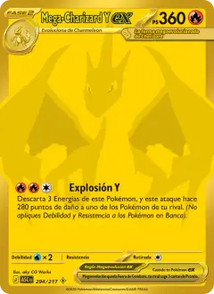 Mega-Charizard Y ex 294/217 · Héroes Ascendentes