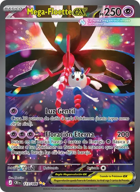 Mega-Floette ex 117/086 · Caos Creciente